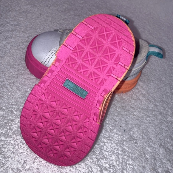 Puma Mayze Daybreak Ac Shoes, Toddler Puma White/Luminous Pink 5c - Picture 6 of 8